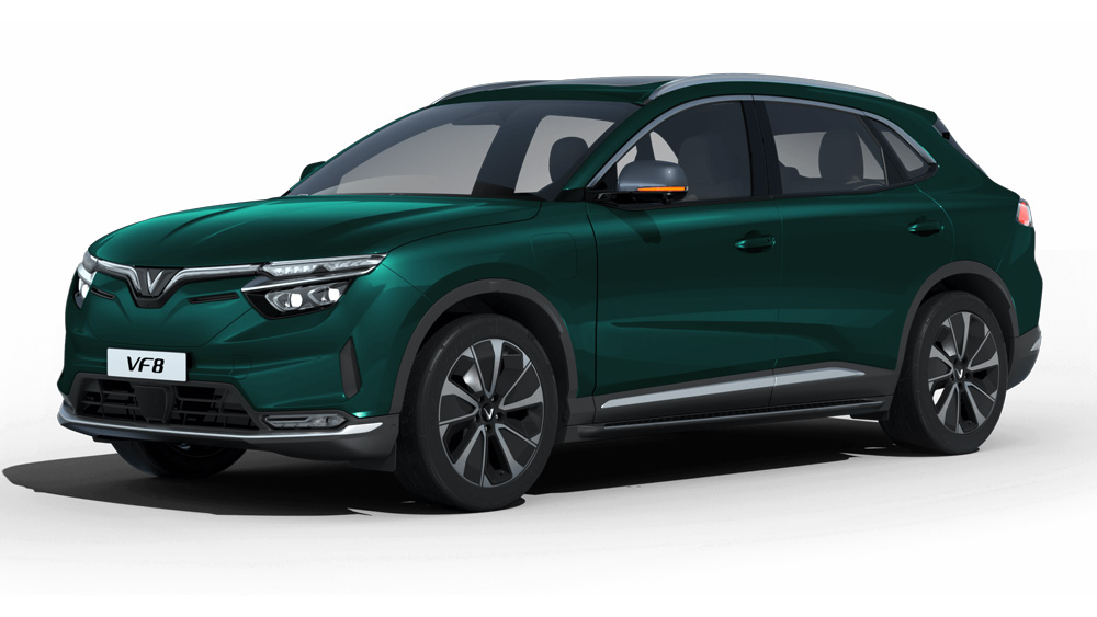 vinfast vf 8 mau xanh duong Từ hiệu năng tới ưu đãi “khủng”: VinFast VF8 khẳng định vị thế SUV đáng tiền cho gia đình Việt