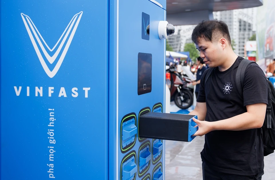 tram doi pin VinFast 1 Xe máy điện nào hiệu quả trong cuộc đua trạm đổi pin? - 19/9/2025
